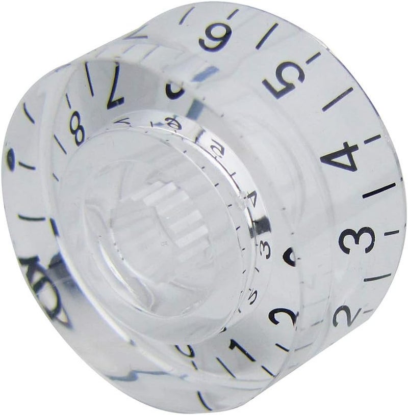 FLEOR 4pcs Transparent Guitar Knobs Top Hat Volume Tone Speed Control Knob for Electric Guitar Parts - Image 3